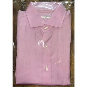 Gaetano Ippolito Napoli Dress Shirt – Microcheck Pink